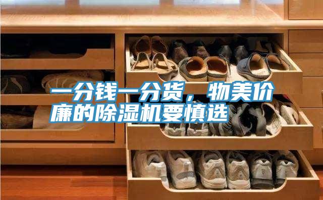 一分錢一分貨,物美價廉的除濕機要慎選