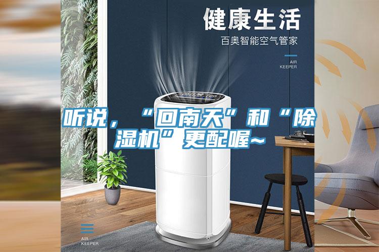 聽說,“回南天”和“除濕機”更配喔~