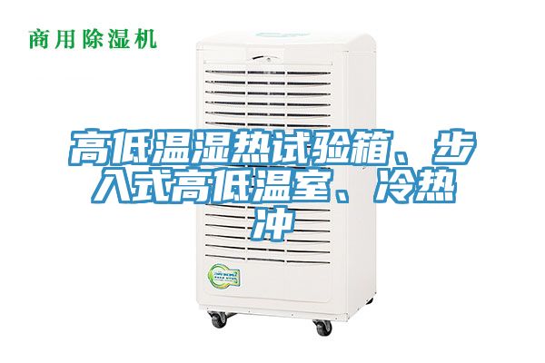高低溫濕熱試驗箱、步入式高低溫室、冷熱沖