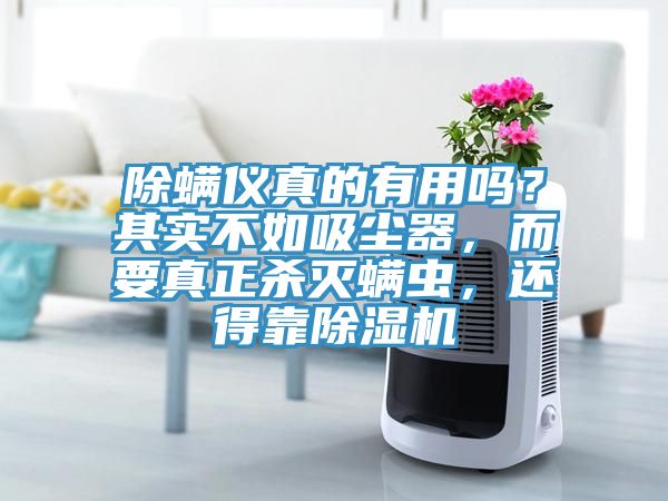 除螨儀真的有用嗎？其實不如吸塵器，而要真正殺滅螨蟲，還得靠除濕機